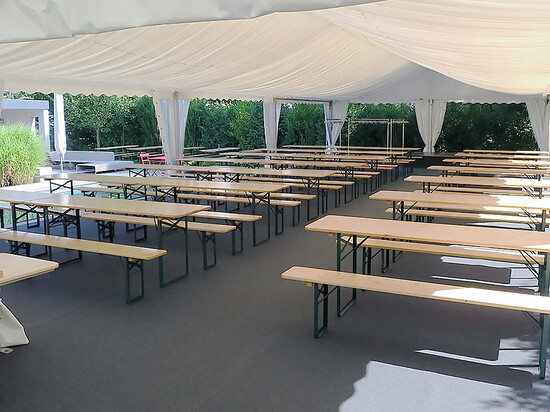 Beispiel Festbänke - blanko