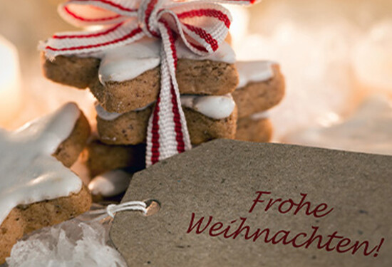 Wir wünschen allen frohe Festtage!