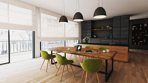 Objektbeispiel Raffrollos 2